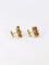 Boucles d'oreilles Boucles d'oreilles anciennes Napoleon III or jaune rubis perles 58 Facettes J537