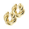 Boucles d'oreilles Boucles d'oreilles créoles bombées 58 Facettes 34635