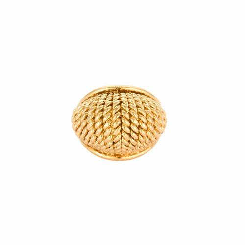 Bague 50 Bague boule tressée or jaune 58 Facettes RAM2641