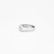 Bague 54 Bague en or blanc et pavée de diamants 58 Facettes 2521