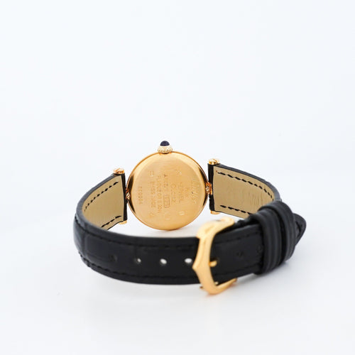 Bracelet Cartier Must Vendôme - Lemon roman dial - SM 58 Facettes