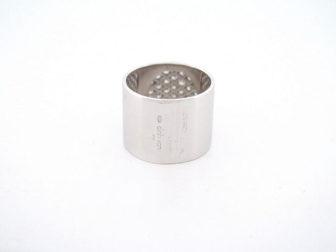 Bague 58 bague DINH VAN anthea en or blanc et diamants 58 Facettes 259240