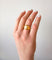 Bague 54 Bague chevalière en or jaune 58 Facettes 593/5