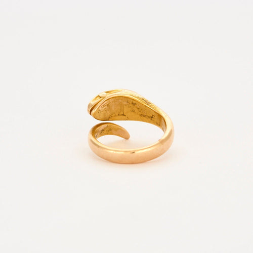 Bague Bague cobra or jaune 58 Facettes LP835/4