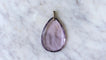 Pendentif Pendentif Ancien Goutte Intaille Améthyste et Diamants 58 Facettes