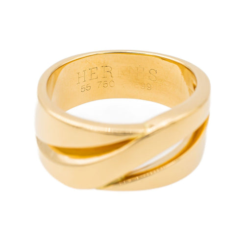Bague 55 Hermès Bague Or jaune 58 Facettes 3565804CN