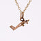 Pendentif Pendentif breloque avion or rose 58 Facettes CVP162