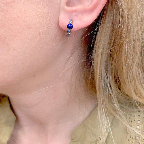 Boucles d'oreilles Boucles d'oreilles Pomellato, "M'ama non M'ama", or rose, pierres de couleurs. 58 Facettes 34054