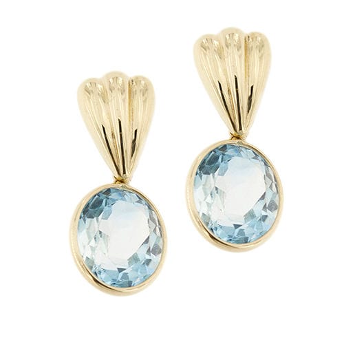 Boucles d'oreilles Boucles d'oreilles pendantes topazes 58 Facettes 34537