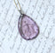 Pendentif Pendentif Ancien Goutte Intaille Améthyste et Diamants 58 Facettes