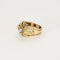 Bague 60 Bague or jaune et gris, diamants 58 Facettes FOU1150