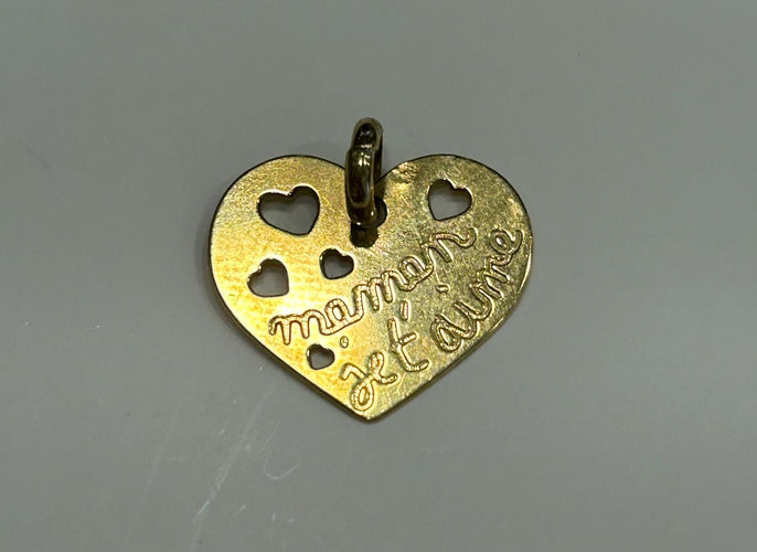 Pendentif Pendentif maman je t'aime 58 Facettes LP55/3