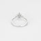 Bague 52,5 Bague Solitaire en or blanc et diamants 58 Facettes REU0870X3