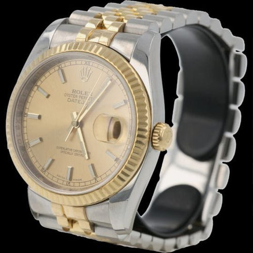 Montre Rolex Montre Date Just 36 58 Facettes MT42523