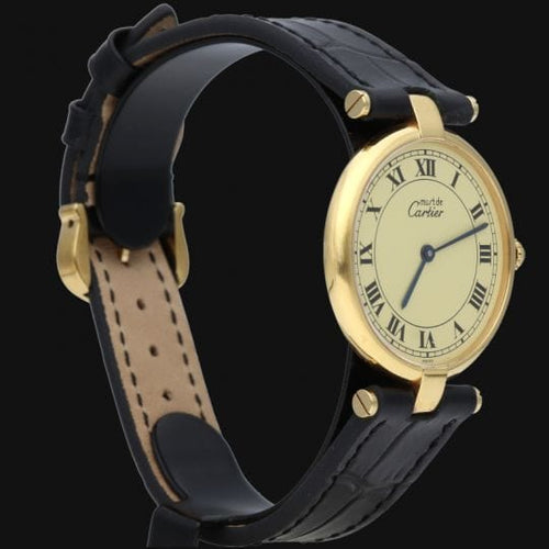Montre Cartier Montre Must Vendome Vermeil 58 Facettes MT43490