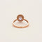 Bague 56 Marguerite or rose tanzanite diamants 58 Facettes