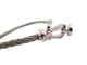 Bracelet bracelet FRED force 10 mm manille or blanc 18k cable acier t16 18cm 58 Facettes 267890