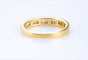 Bague 56 Bague demi-alliance en or jaune – Diamants baguette sertis rail 58 Facettes BG11189476-107