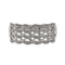 Bague 58 Bague Bandeau Or blanc Diamant 58 Facettes 2618045CN