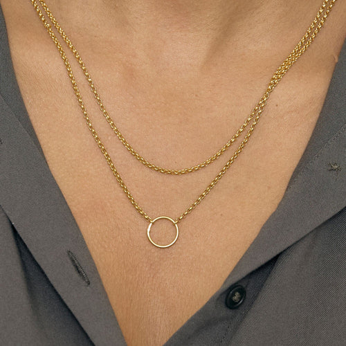 Collier Collier en Or jaune 18k 58 Facettes THI0352