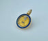 Pendentif Augis - Médaille or jaune, saphirs, diamants 58 Facettes