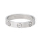 Bague 52 Cartier Bague Love Or blanc 58 Facettes 4534658CN