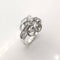 Bague 53 Bague ancienne or blanc Diamant 0.20ct 58 Facettes