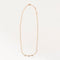 Collier COLLIER L OR ROSE 3 DIAMANTS 0,09ct 58 Facettes M8927