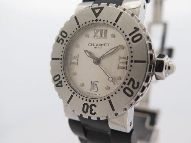 Montre montre CHAUMET class one 33 mm quartz w17222-33c acier + 6 bracelets 58 Facettes 265944