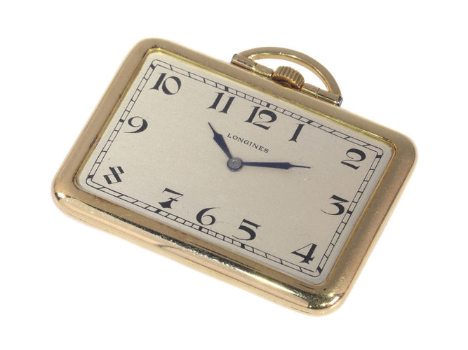 Montre Sophistication d'une montre de poche vintage : la merveille en or de Longines de 1918 58 Facettes 21092-0209