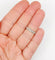Bague 52 Alliance américaine or blanc 18k ornée de 0,38 carats de diamants taillés en brillants 58 Facettes A05015