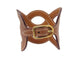 Bracelet bracelet HERMES manchette entrelacs cuir swift h081205cc37t2 16-17cm 58 Facettes 266719