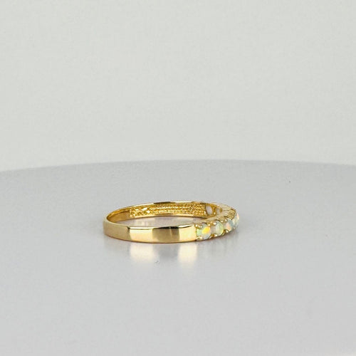 Bague Bague opales facettées en or jaune 14k 58 Facettes 2511009