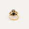 Bague 49 Bague en or jaune 18K saphir 58 Facettes BEA3353