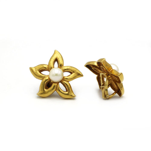 Boucles d'oreilles Boucles d'oreilles Or & Perles - ZOLOTAS 58 Facettes 250174R