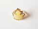 Bague 52 Bague or jaune 18k et Opale 58 Facettes