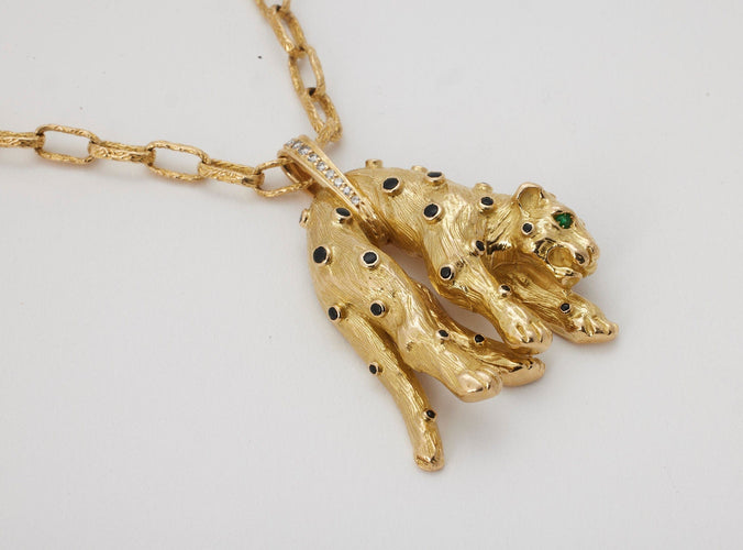 Collier Chaîne panthère 58 Facettes