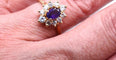 Bague or et Amethyste