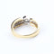 Anillo en oro amarillo 18K con diamantes talla brillante y princesa 58 Facettes 129555D