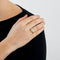 Bague 49.5 Bague jonc or jaune aigue marine et diamants 58 Facettes AB23