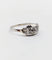 Bague 52 Bague art deco or blanc 18k diamants tailles roses et monture géométrique (circa 1930) 58 Facettes A05398