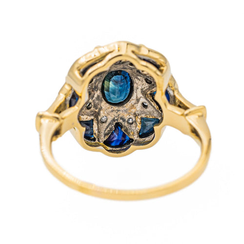 Bague 53 Bague Or jaune Saphir, Diamant 58 Facettes 2662685CN