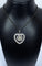 Pendentif Pendentif coeur or blanc diamants 58 Facettes AB438