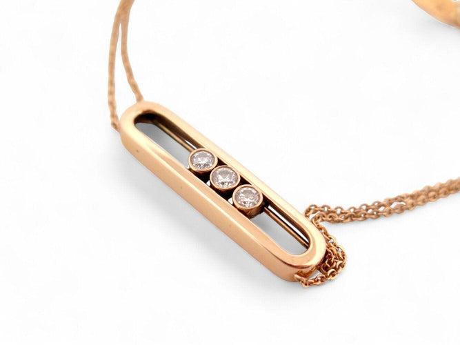 Bracelet bracelet MESSIKA move classique 03996-yg or rose 18k & 3 diamants 58 Facettes 271441