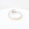 Bague 52 Bague solitaire en or blanc 18 carats et diamant de 0,16 carat. 58 Facettes 129605G