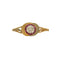 Broche Broche or jaune et gris et diamants 58 Facettes BLO01583