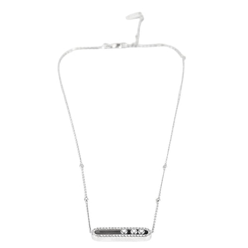 Collier Collier MESSIKA move pavé or blanc 58 Facettes