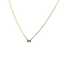 Collier Collier en or 14 carats avec diamant taille émeraude 58 Facettes A2004E