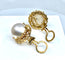 Bague 52 Bague et boucles d’oreilles en or jaune 18 carats et perles mabé. 58 Facettes AB309