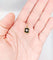 Pendentif Pendentif victorien or jaune et argent, diamant table 5mm (circa 1850) 58 Facettes A06304